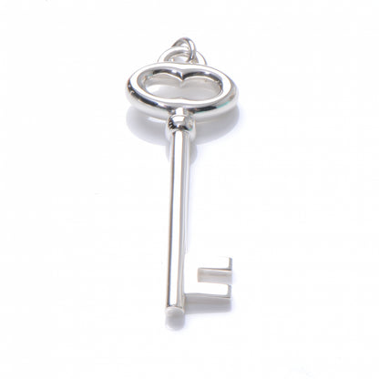 Tiffany Sterling Silver Small Oval Key Pendant 3 of 5