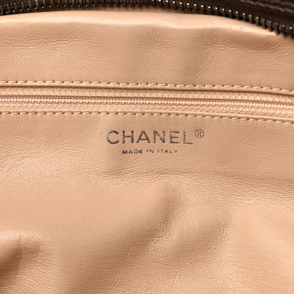 Chanel Metallic Deerskin Large Luxe Ligne Bowler Bronze 6 of 15