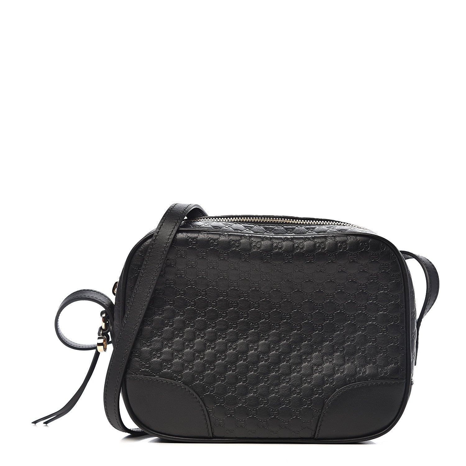 Gucci Microguccissima Mini Bree Messenger Bag Black 1 of 11