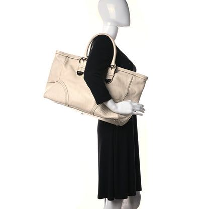 Gucci Calfskin Guccissima Large Signoria Tote Off White 3 of 13