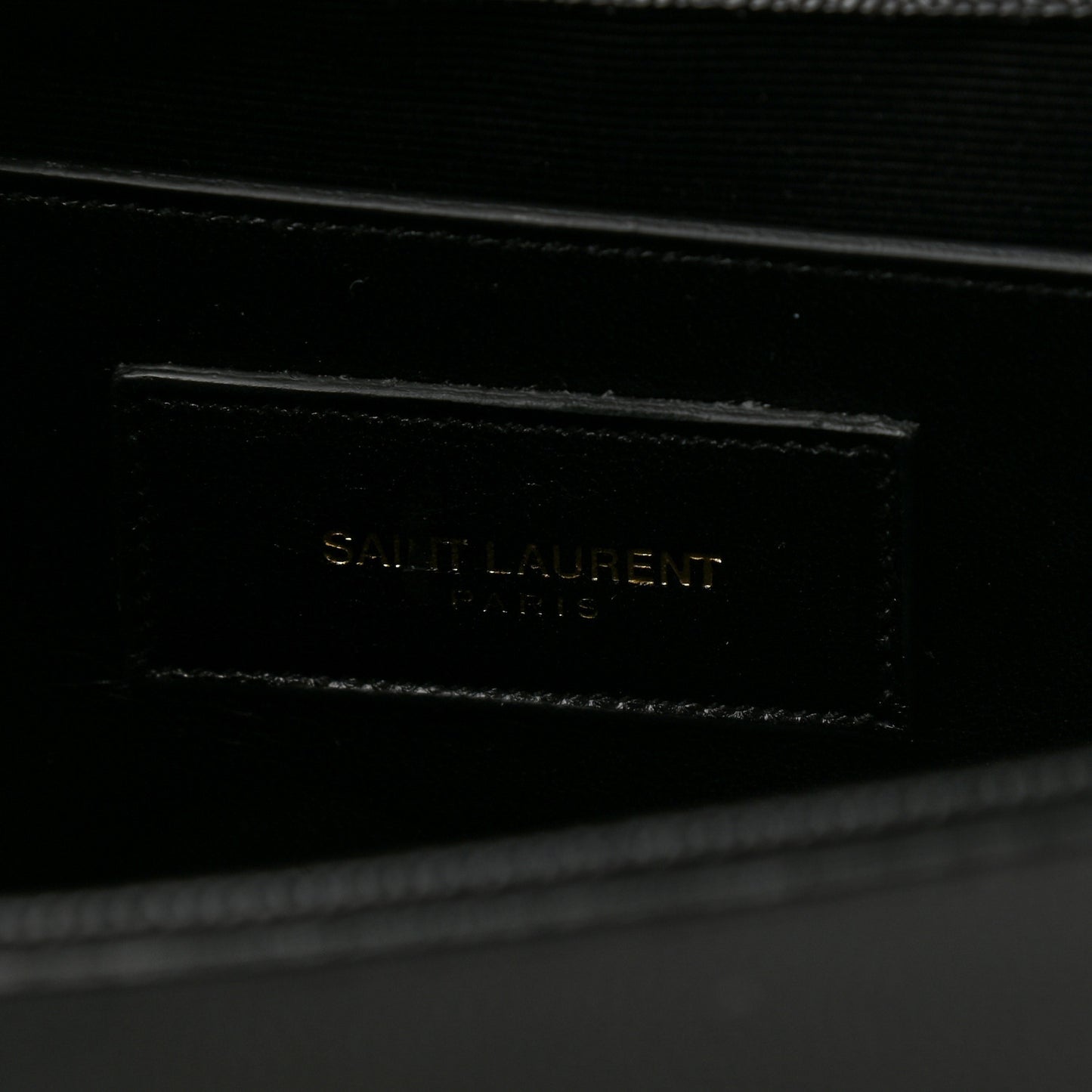 Grain De Poudre Monogram Cassandre Clutch Black