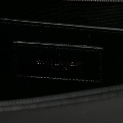 Saint Laurent Grain De Poudre Monogram Cassandre Clutch Black 8 of 10