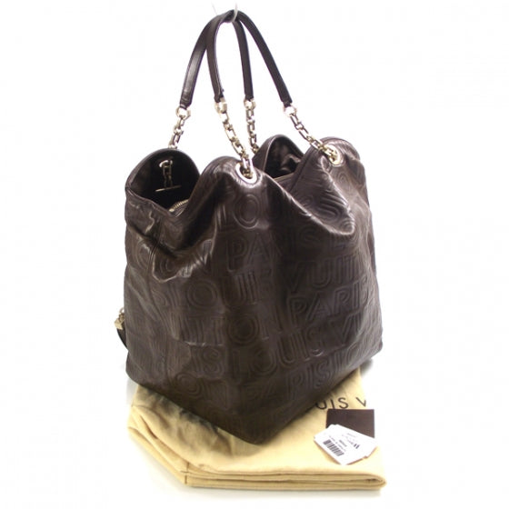 Monogram Paris Souple Whisper GM Chocolate