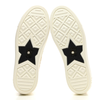 Christian Dior Canvas Oblique Walk'N'Dior Low Top Sneakers 39 Gold 5 of 9