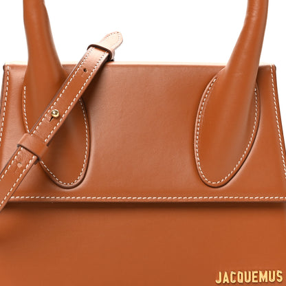 Jacquemus Smooth Calfskin Le Grand Chiquito Light Brown 6 of 8