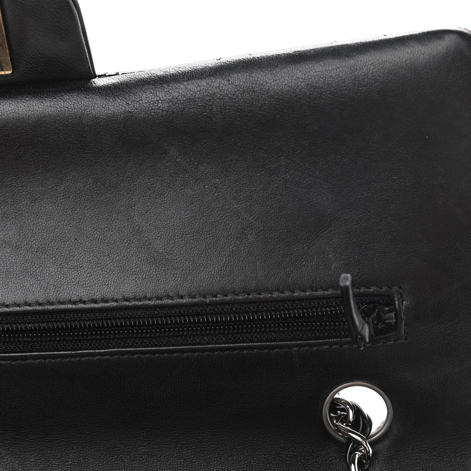 Chanel Patent Quilted Medium Double Flap Black 11 of 13