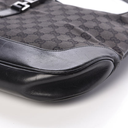 Gucci Monogram Jackie O Hobo Black 11 of 12