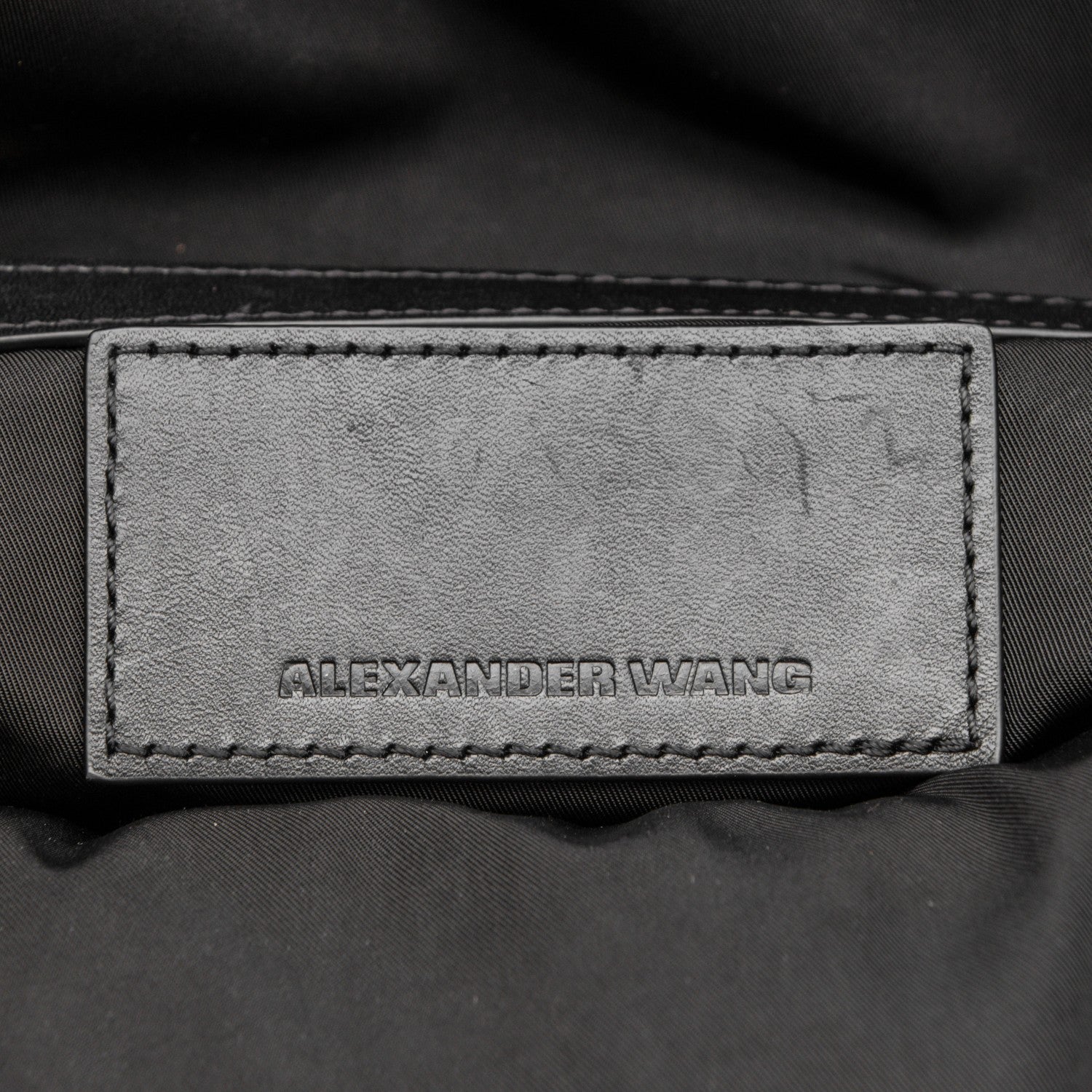 Alexander Wang Pebbled Calfskin Small Emile Soft Black Rose Gold Hardware 6 of 14