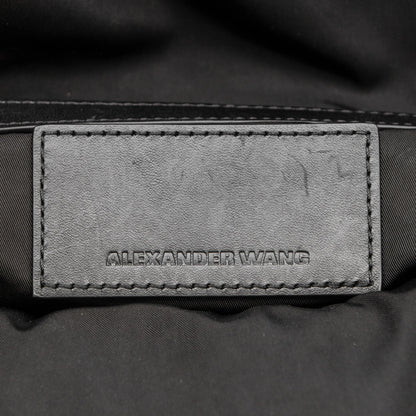 Alexander Wang Pebbled Calfskin Small Emile Soft Black Rose Gold Hardware 6 of 14