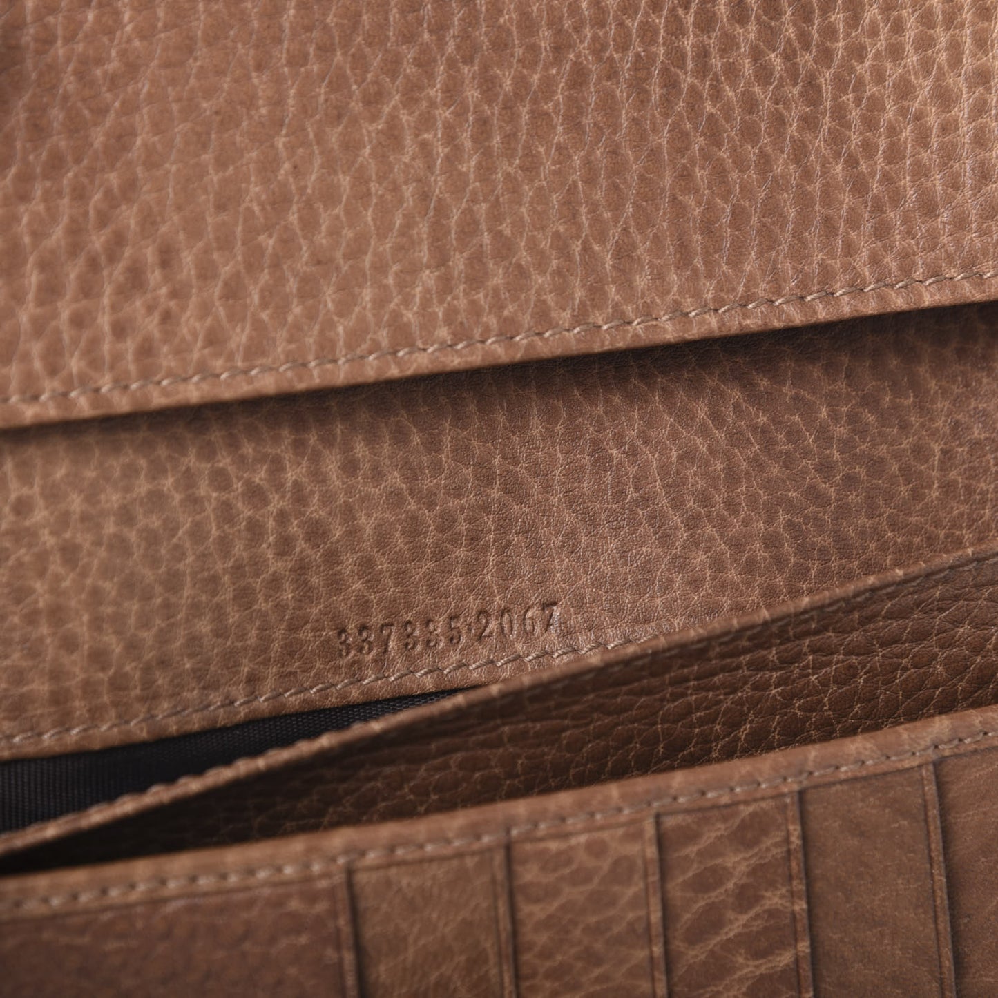 Monogram Old Libeccio Miss GG Continental Wallet Beige Ebony Light Brown