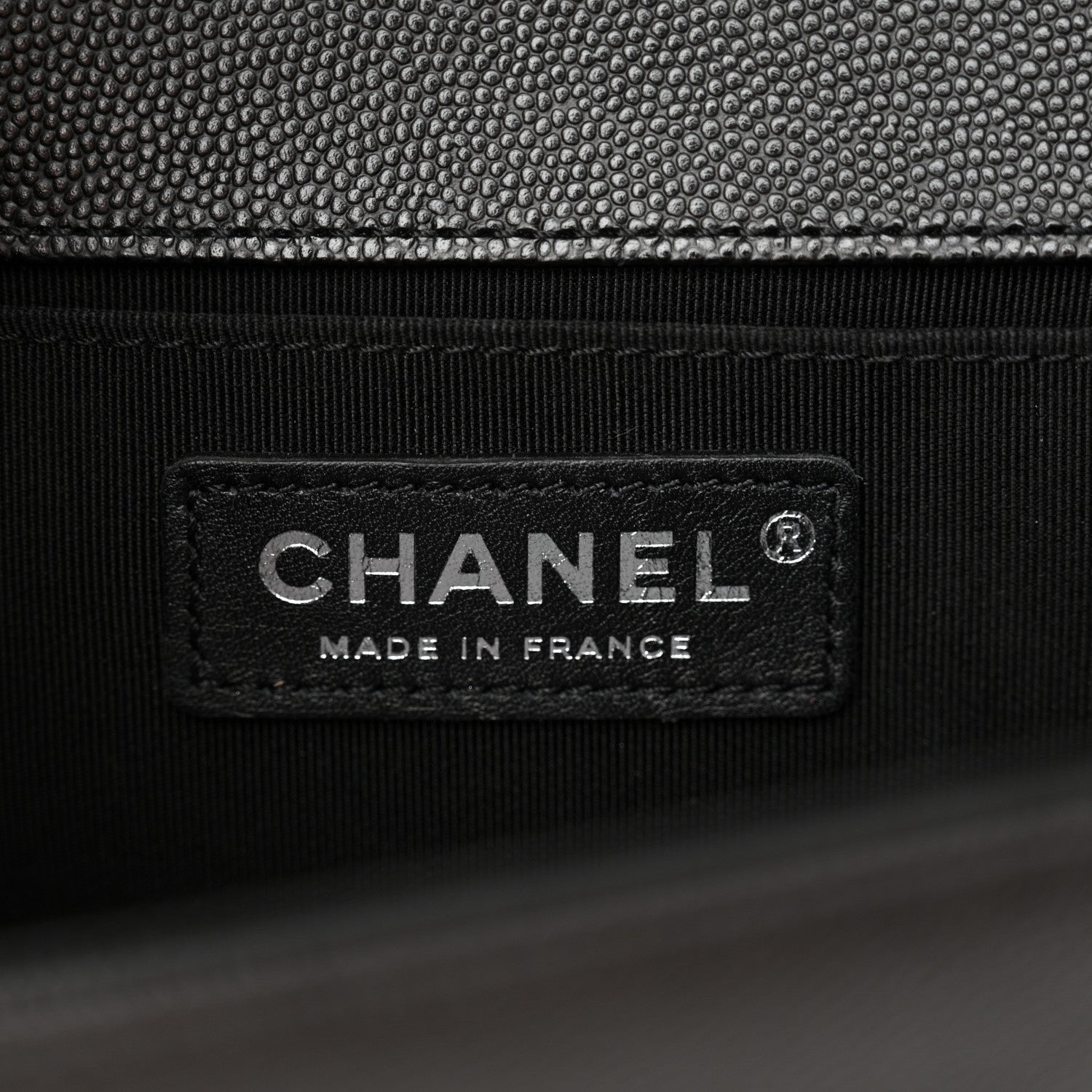 Chanel Caviar Quilted Medium Boy Flap Black 6 of 10
