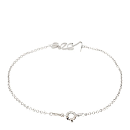 Tiffany Sterling Silver Graffiti Love Bracelet 2 of 3