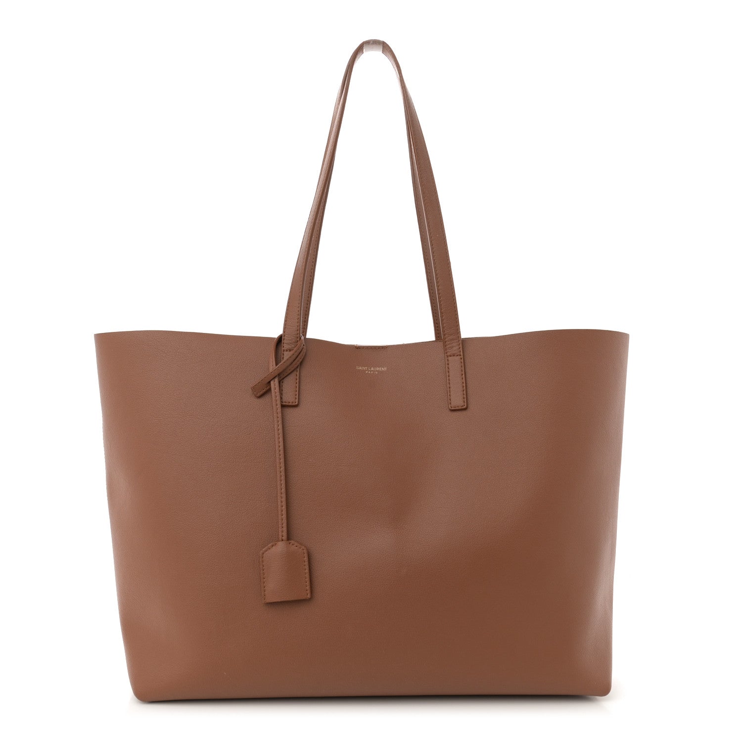 Saint Laurent Calfskin Large Shopping Tote Brick 1 of 15