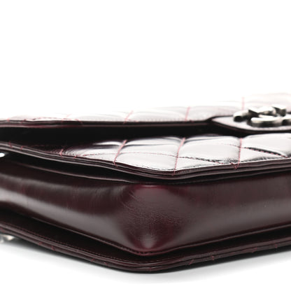 Chanel Calfskin Quilted Large Perfect Edge Flap Burgundy 8 of 12