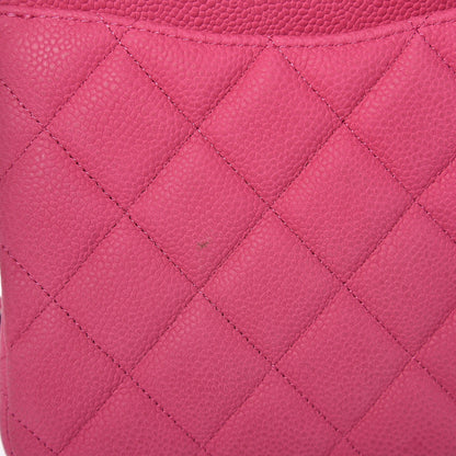 Chanel Iridescent Caviar Quilted Jumbo Double Flap Pink 21 of 29