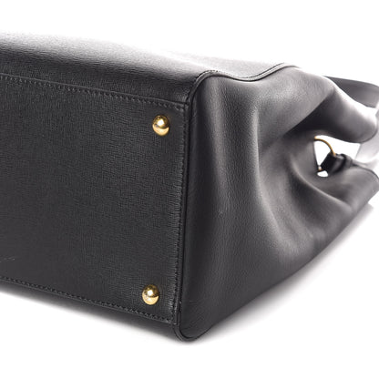 Fendi Vitello Elite Regular 2Jours Tote Black 9 of 9