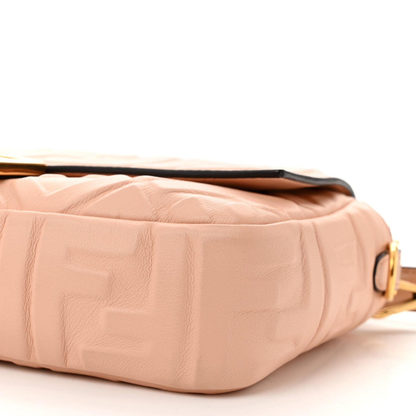 Nappa FF 1974 Embossed Baguette Baby Pink