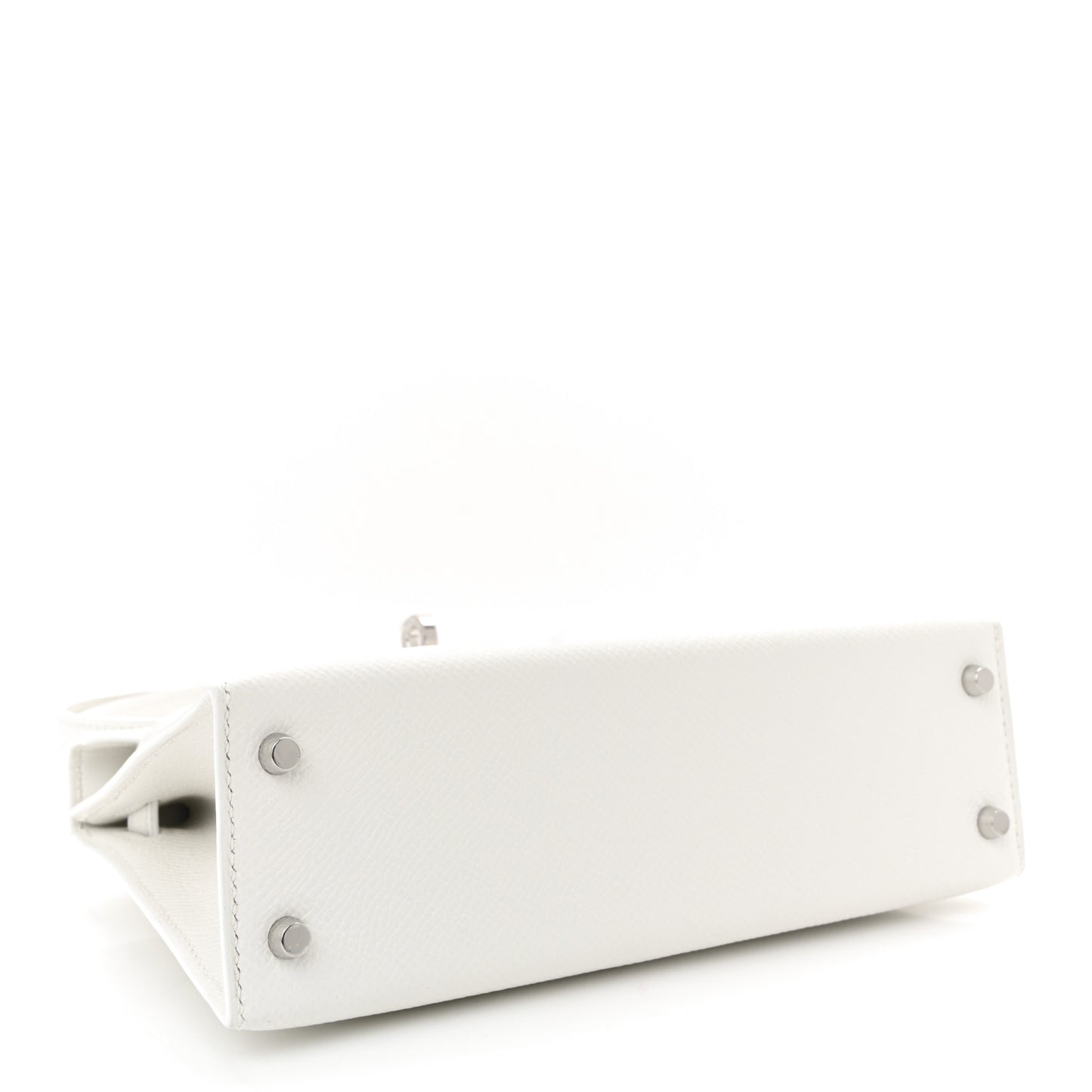 Epsom Mini Kelly Sellier 20 New White