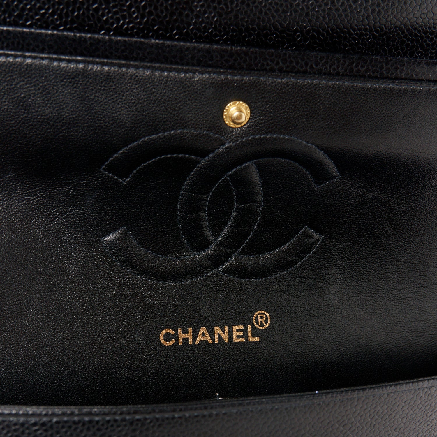 Chanel Caviar Quilted Medium Double Flap Black 6 of 13
