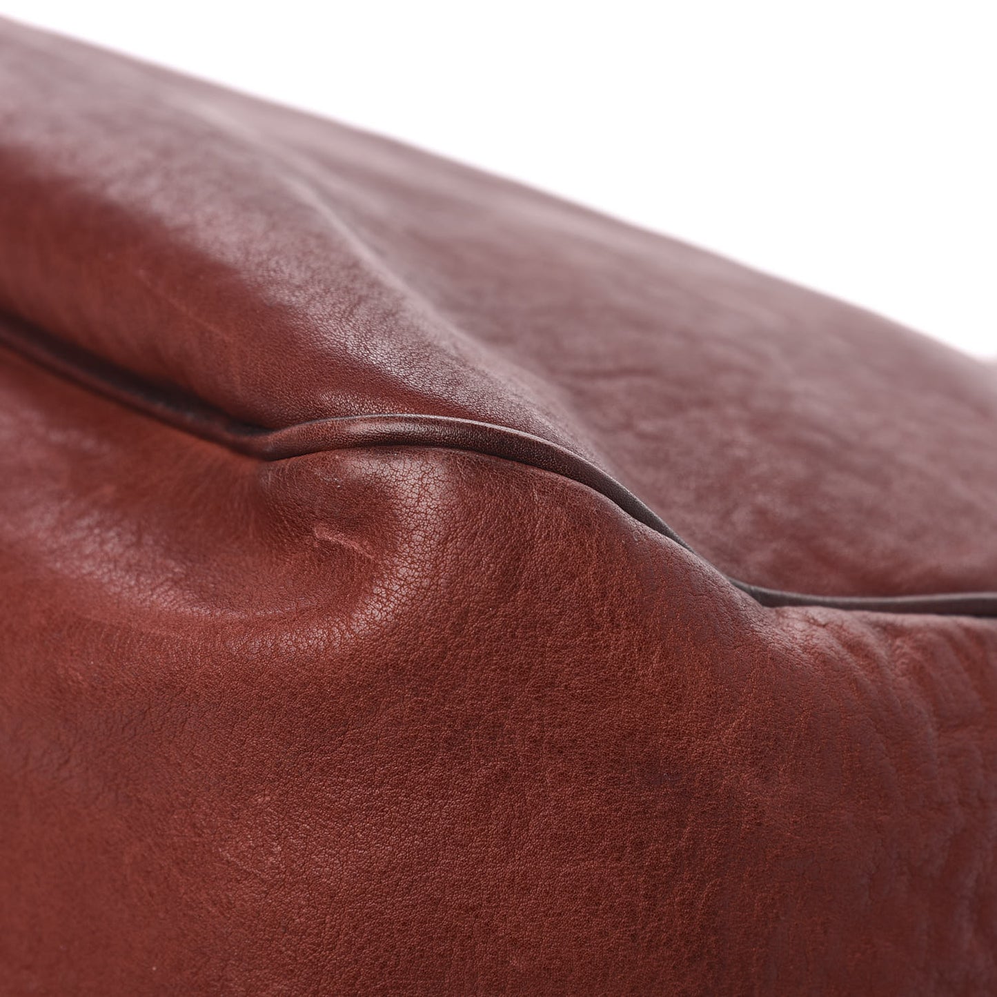 Calfskin Medium Gaucho Double Saddle Bag Red