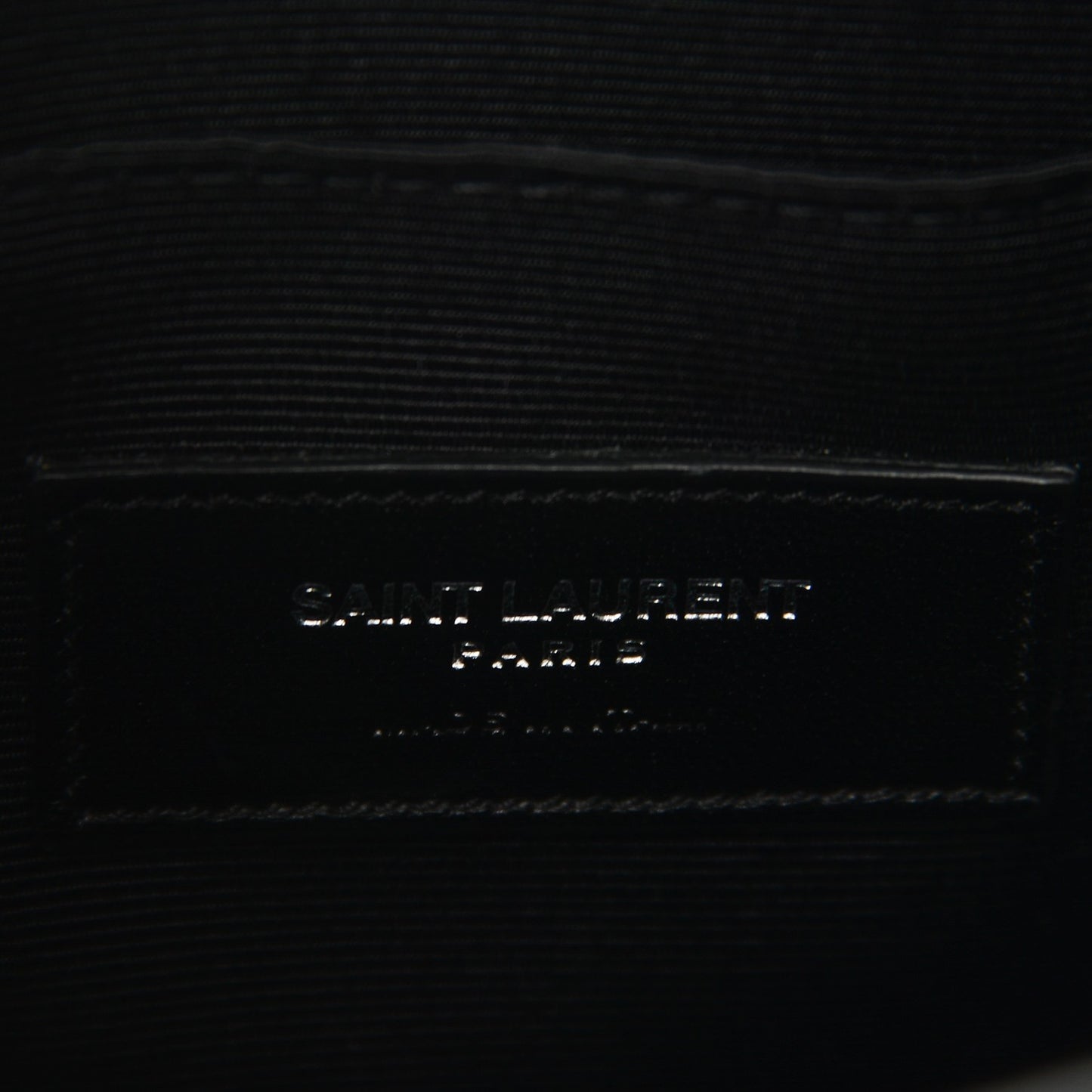 Grained Calfskin Nano Sac De Jour Black