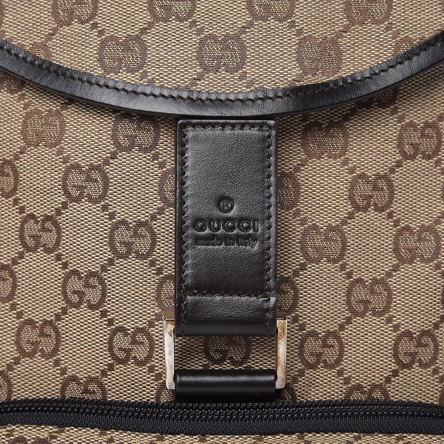Gucci Monogram Flap Backpack Dark Brown 8 of 8