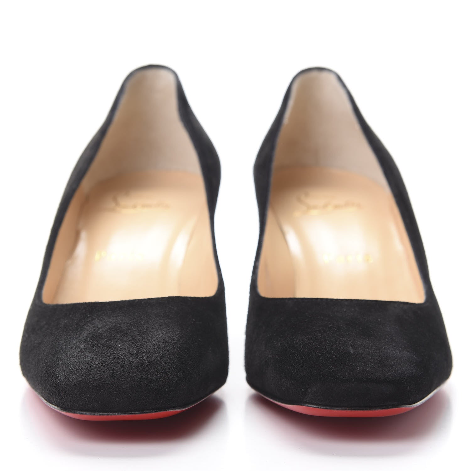 Christian Louboutin Veau Velours Donna Studs 55 Pumps 37 Black 2 of 9