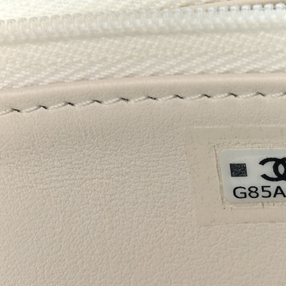 Chanel Caviar Quilted Top Handle Mini Chanel 25 Backpack White 8 of 12