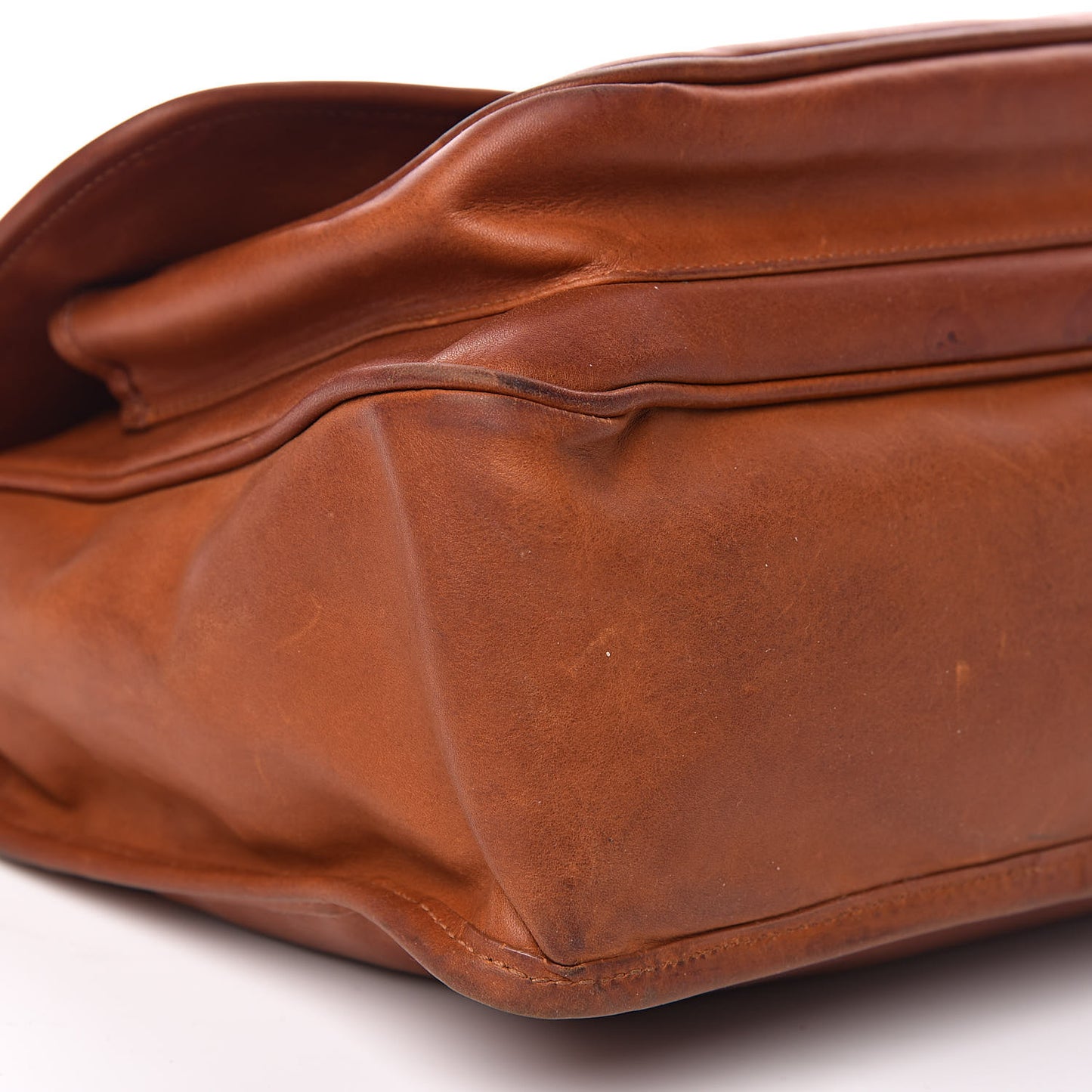 Calfskin Monogram Medium Niki Chain Satchel Cognac