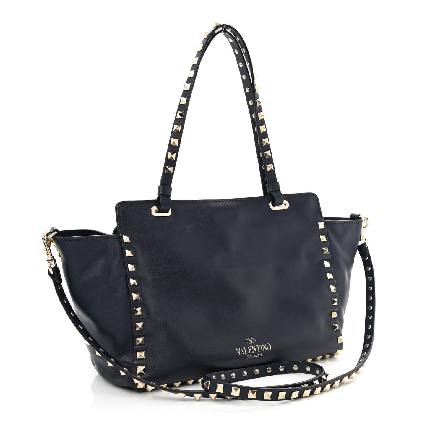 Vitello Small Rockstud Tote Marine