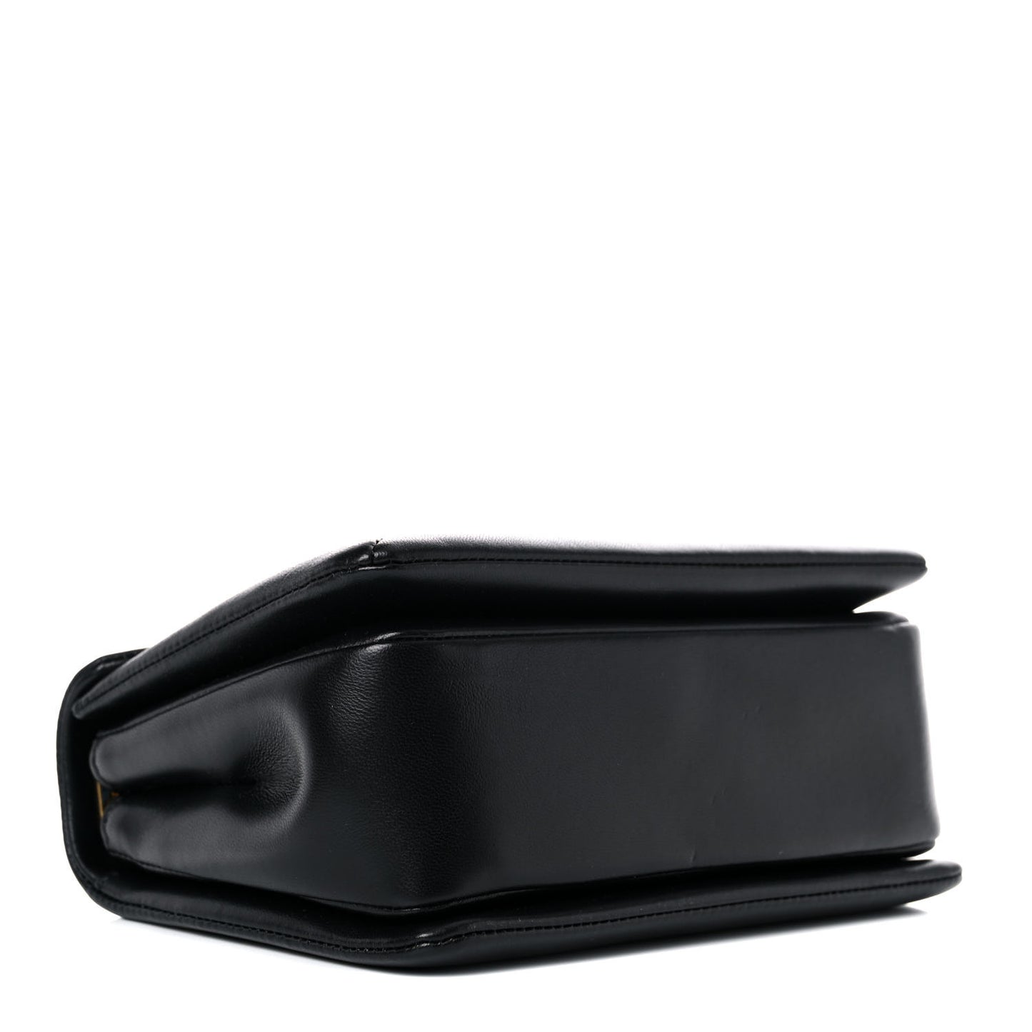 Nappa One Stud Chain Clutch Black