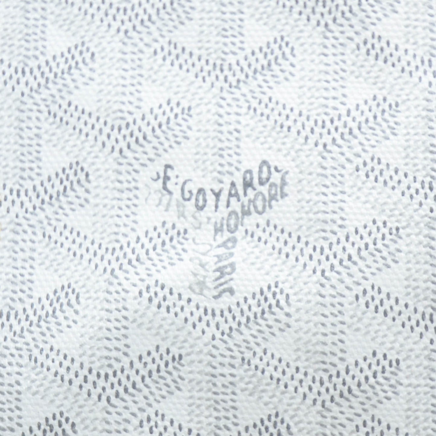 Goyardine Fidji Zip Hobo White