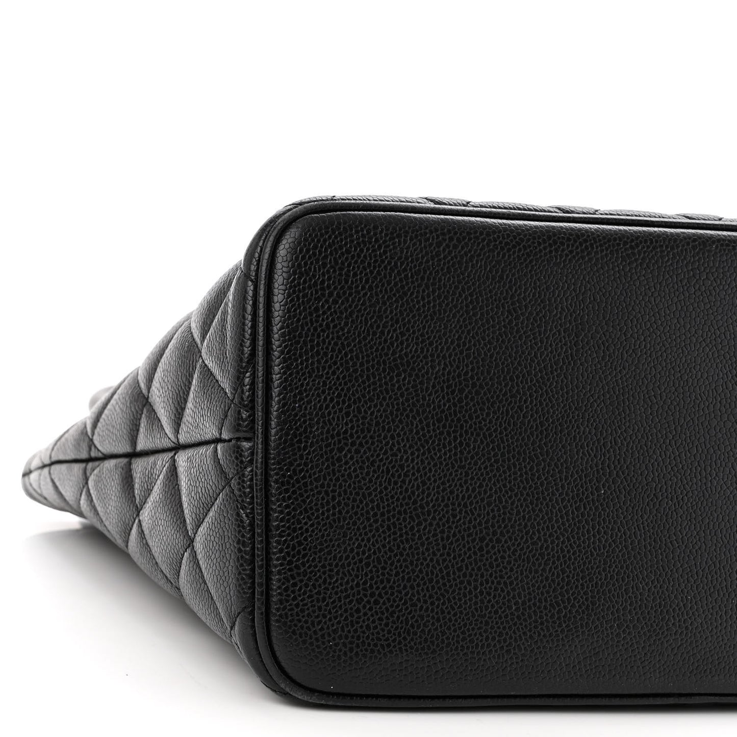 Caviar Quilted Medallion Tote Black
