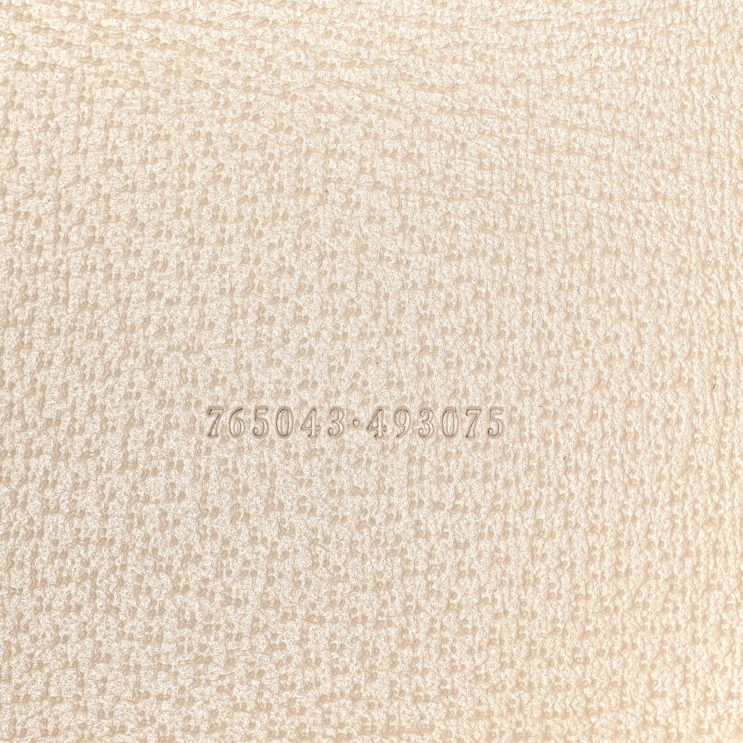 GG Supreme Monogram Textured Dollar Calfskin Small Ophidia Shoulder Tote Bag Beige Mystic White Oatmeal