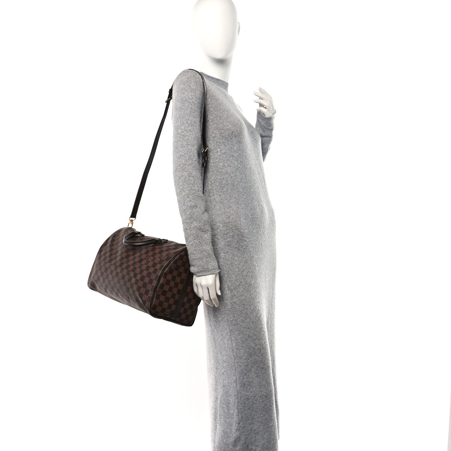 Louis Vuitton Damier Ebene Speedy Bandouliere 35 2 of 15