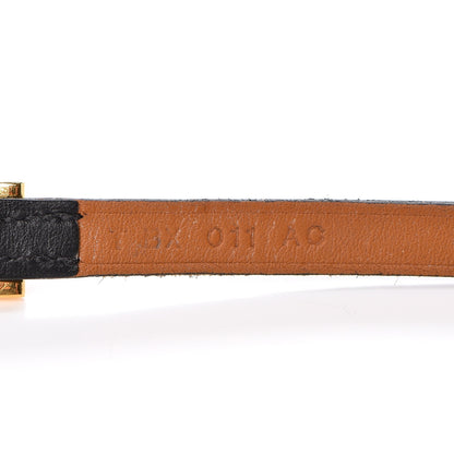 Hermes Chamonix Hapi Triple Wrap Bracelet S Black 3 of 5