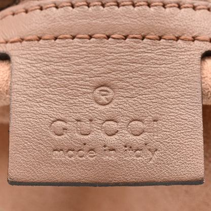 Gucci Calfskin Matelasse Medium GG Marmont Shoulder Tote Bag Porcelain Rose 6 of 10