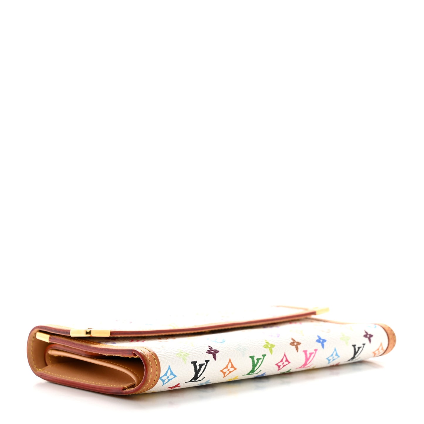 Monogram Multicolor Porte Tresor International Wallet White