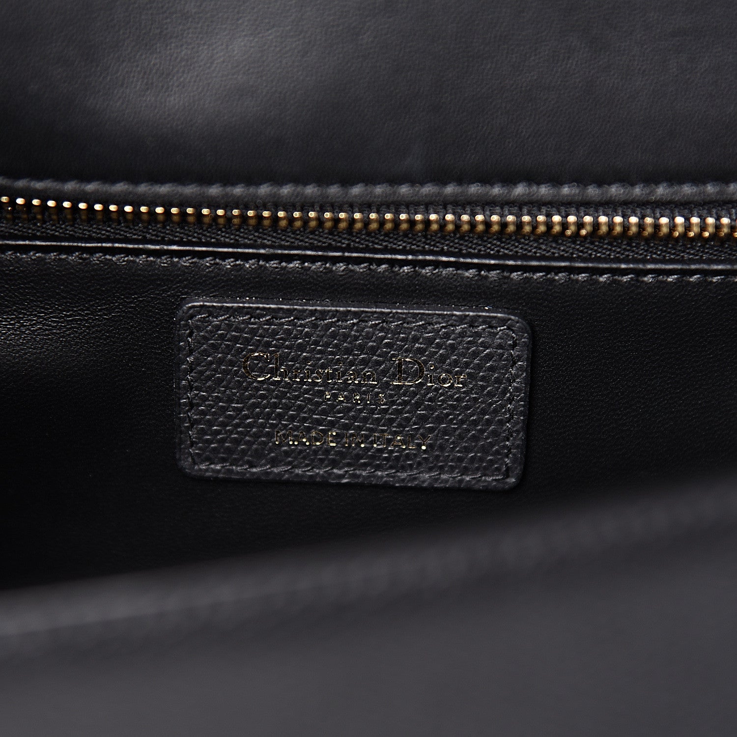 Christian Dior Grained Calfskin Embossed 30 Montaigne Chain Flap Bag Black 6 of 10