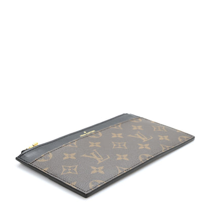 Louis Vuitton Monogram Slim Purse Black 3 of 6