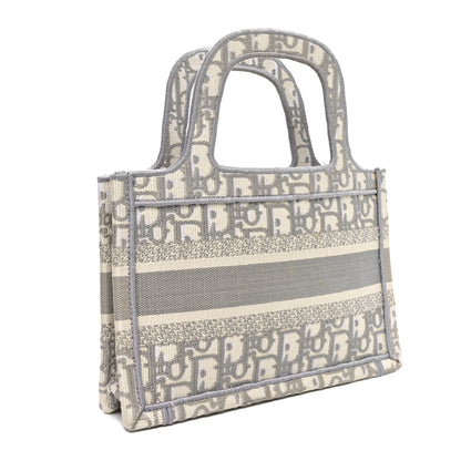 Christian Dior Oblique Mini Book Tote Grey Multicolor 3 of 12