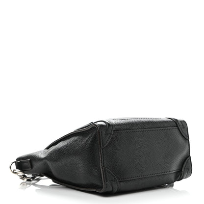 Celine Drummed Calfskin Nano Luggage Black 4 of 11