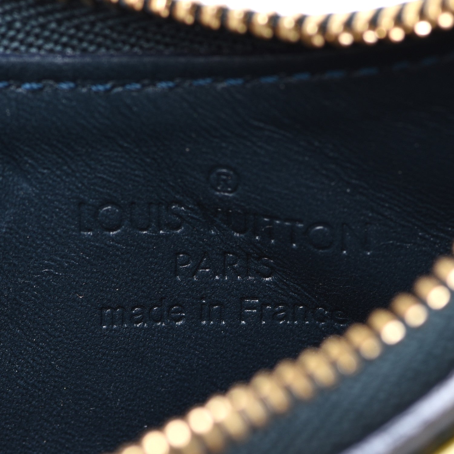 Louis Vuitton Vernis Oiseau Songbird Coin Purse Wallet Blue Nuit 5 of 6