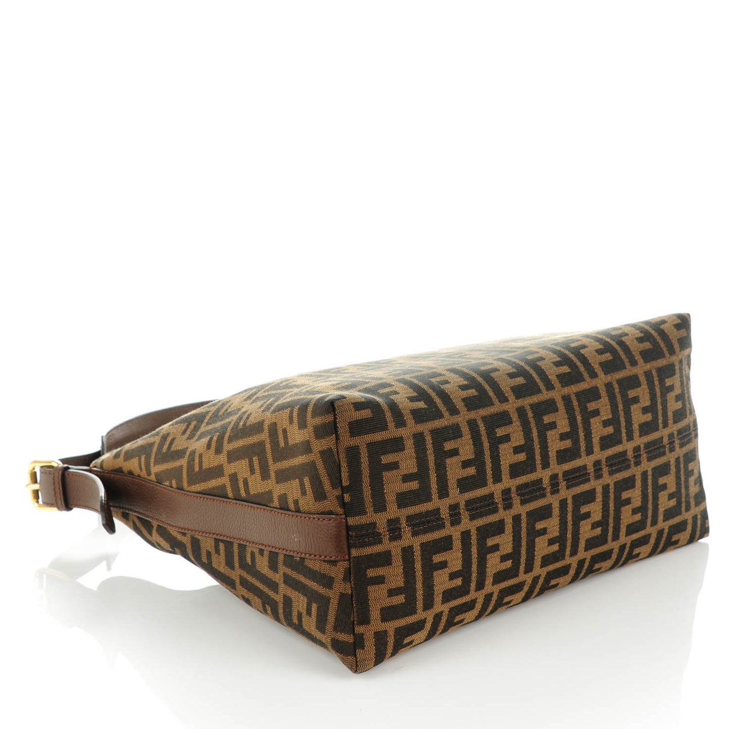 Zucca Vitello Elite Small Hobo Tobacco Castagna