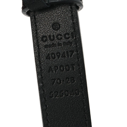 Gucci Calfskin Double G 20mm Belt 70 28 Black 3 of 4