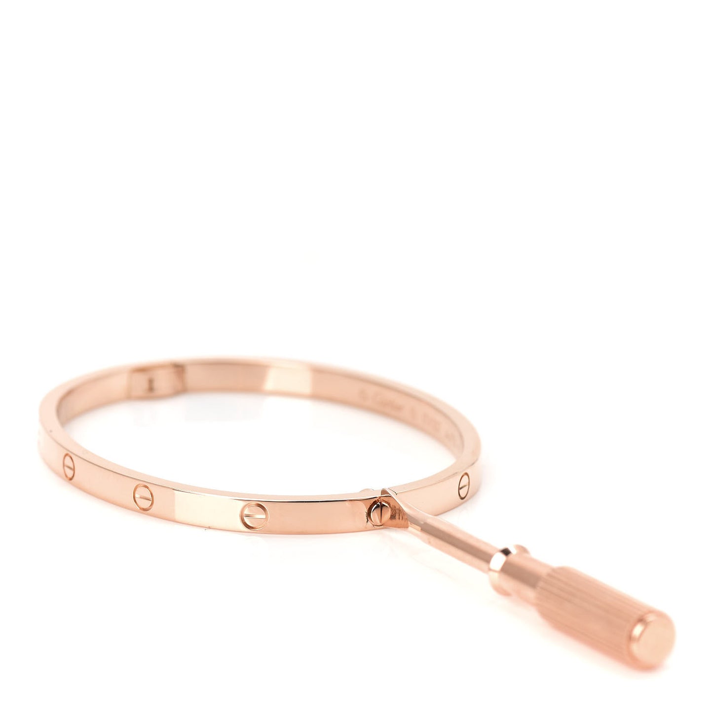 18K Pink Gold Small LOVE Bracelet 15
