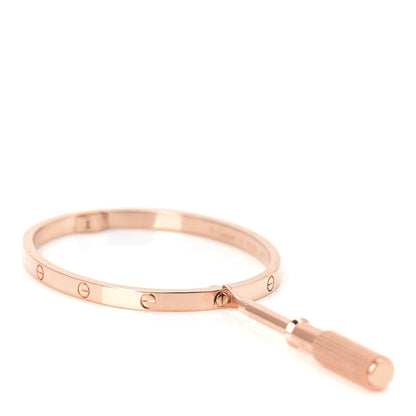 Cartier 18K Pink Gold Small LOVE Bracelet 15 4 of 6