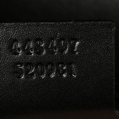 Gucci Calfskin Matelasse Small GG Marmont Shoulder Bag Black 7 of 9