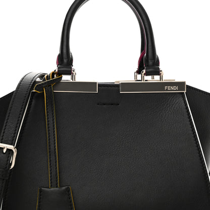 Fendi Vitello Dolce Mini 3Jours Tote Black 8 of 14