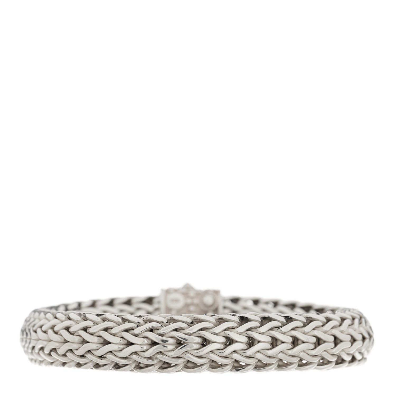 John Hardy Sterling Silver 18K Yellow Gold 10mm Jaisalmer Classic Chain Dot Bracelet 2 of 3